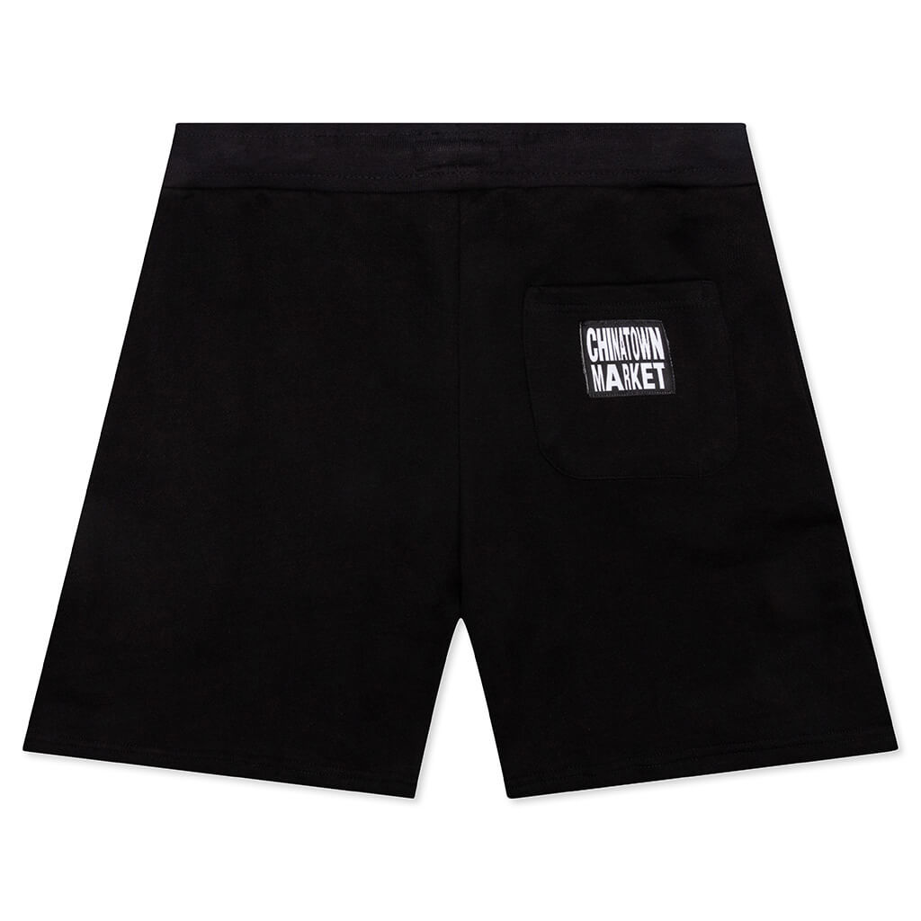 Chinatown Chinatown Triple Arc Sweatshorts - Black