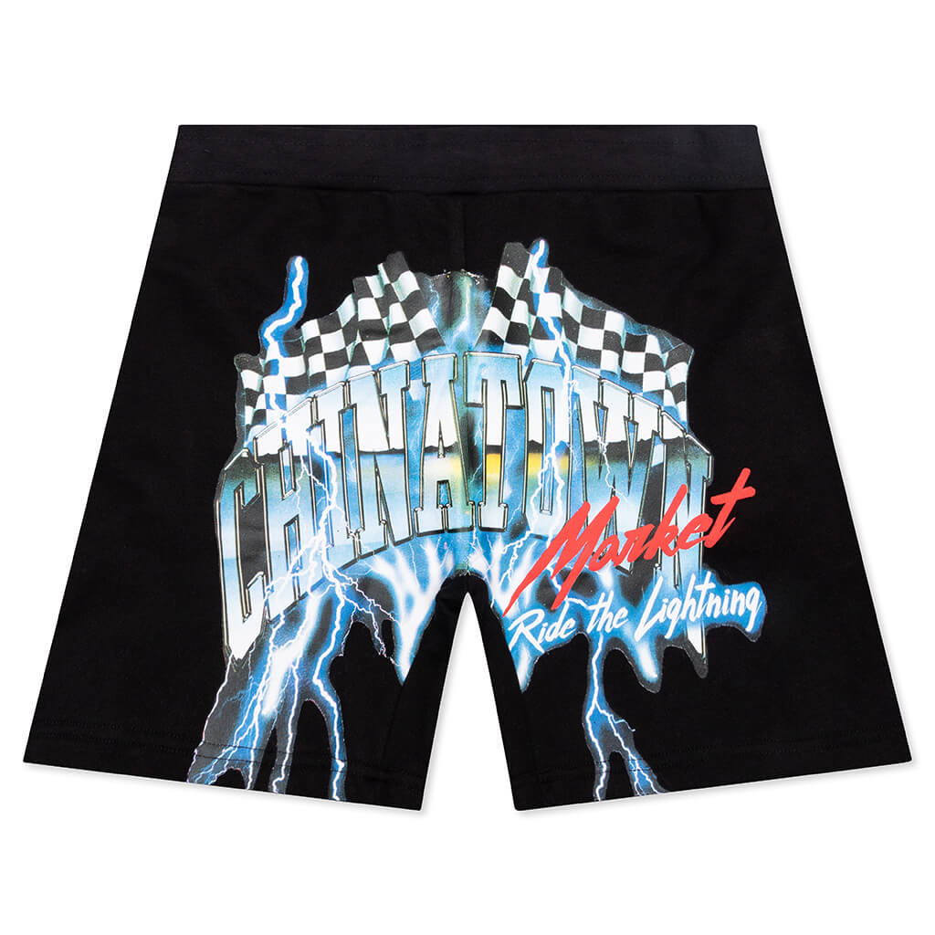 Chinatown Thunder Sweatshorts - Black