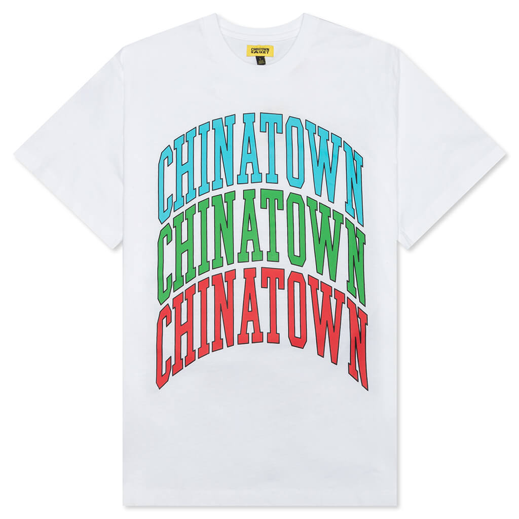 Chinatown Triple Arc T-Shirt - White