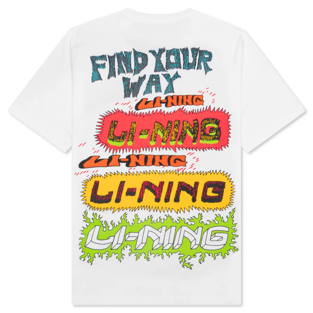 Chinatown x Li-Ning CM Pop Hit T-Shirt - White