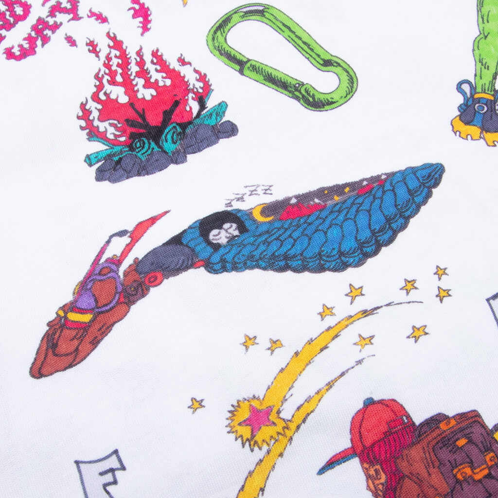 Chinatown x Li-Ning Shooting Stars AOP T-Shirt - White