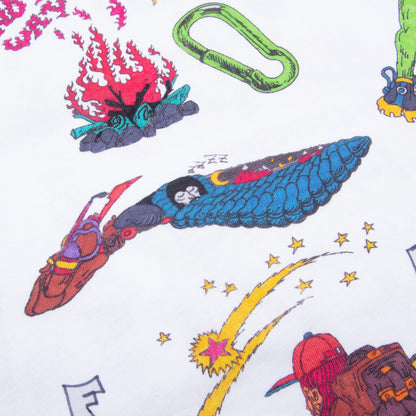 Chinatown x Li-Ning Shooting Stars AOP T-Shirt - White