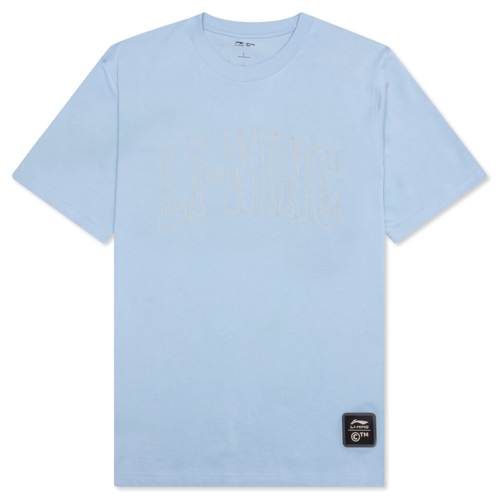 Chinatown x Li-Ning The Great Beyond Slogan T-Shirt - Blue