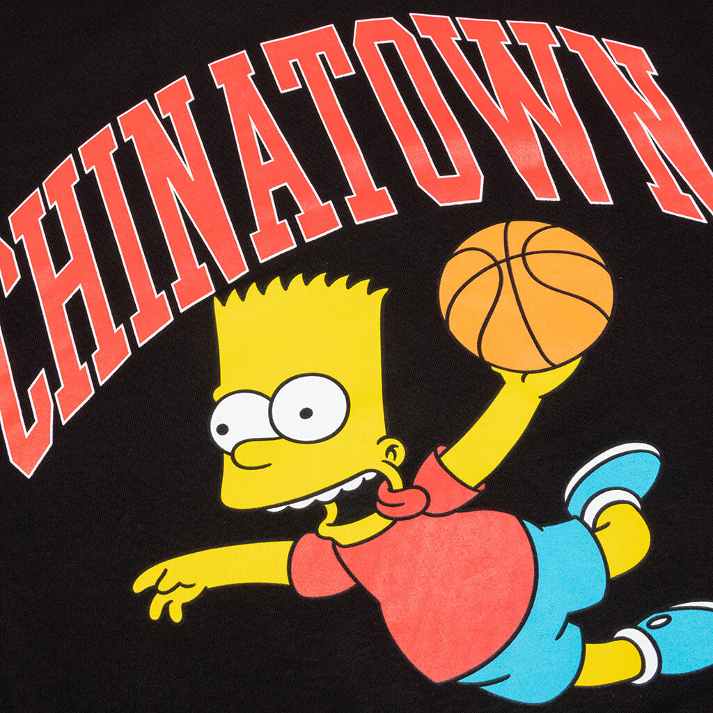 Chinatown x The Simpsons Air Bart Arc T-Shirt - Black