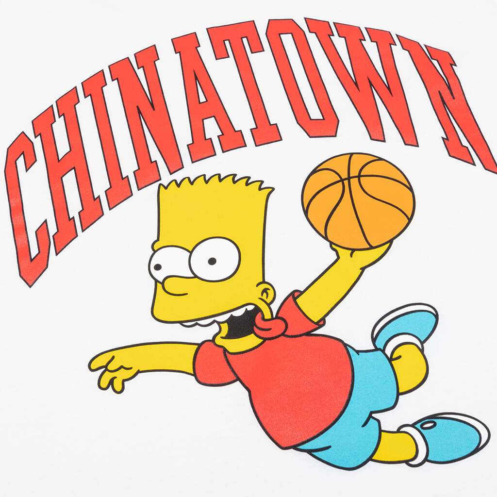Chinatown x The Simpsons Air Bart Arc T-Shirt - White