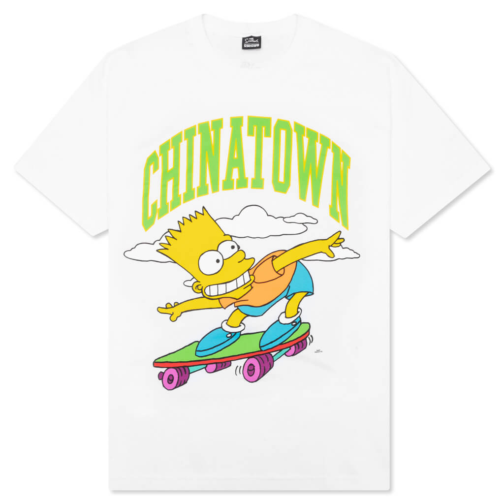 Chinatown x The Simpsons Cowabunga Arc T-Shirt - White