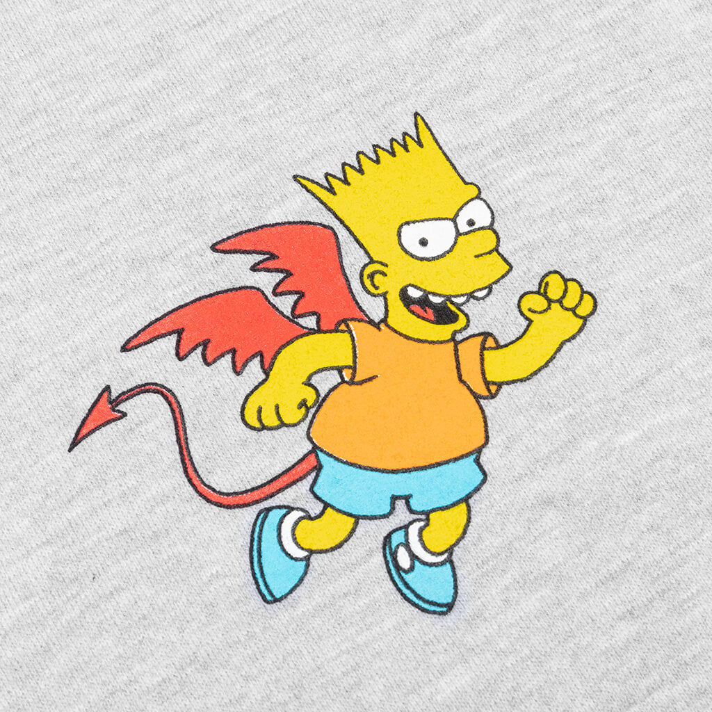 Chinatown x The Simpsons Devil Arc Hoodie - Ash