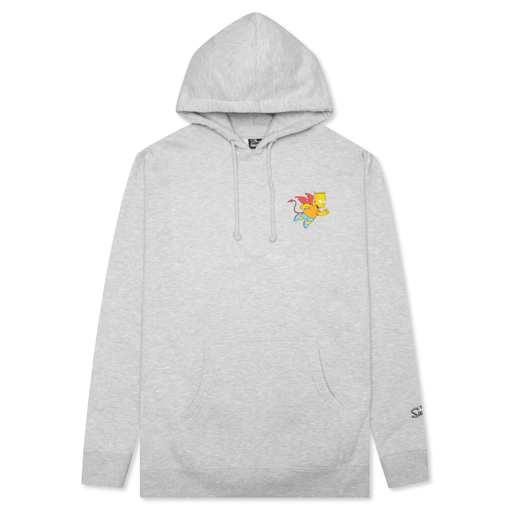 Chinatown x The Simpsons Devil Arc Hoodie - Ash
