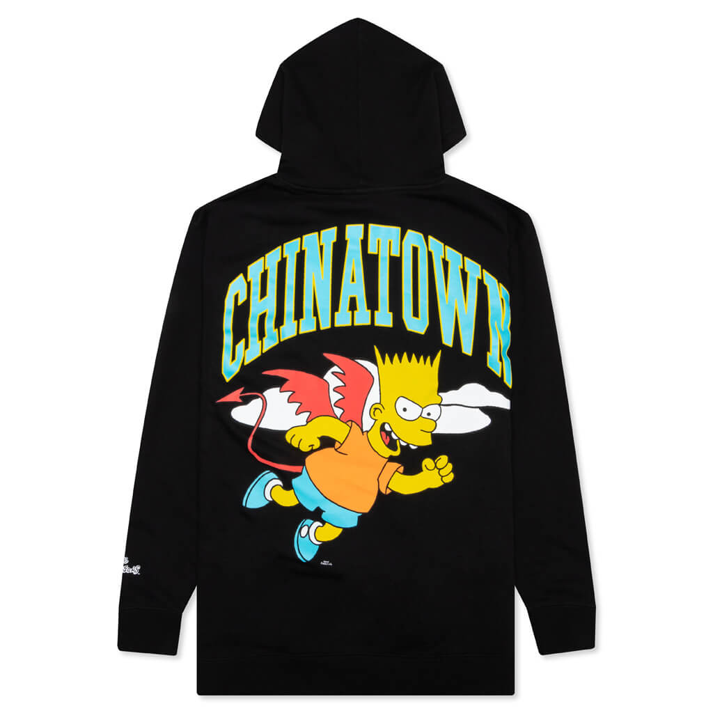 Chinatown x The Simpsons Devil Arc Hoodie - Black