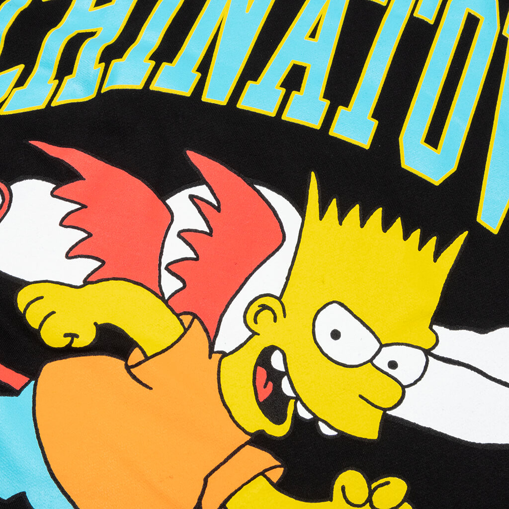 Chinatown x The Simpsons Devil Arc Hoodie - Black