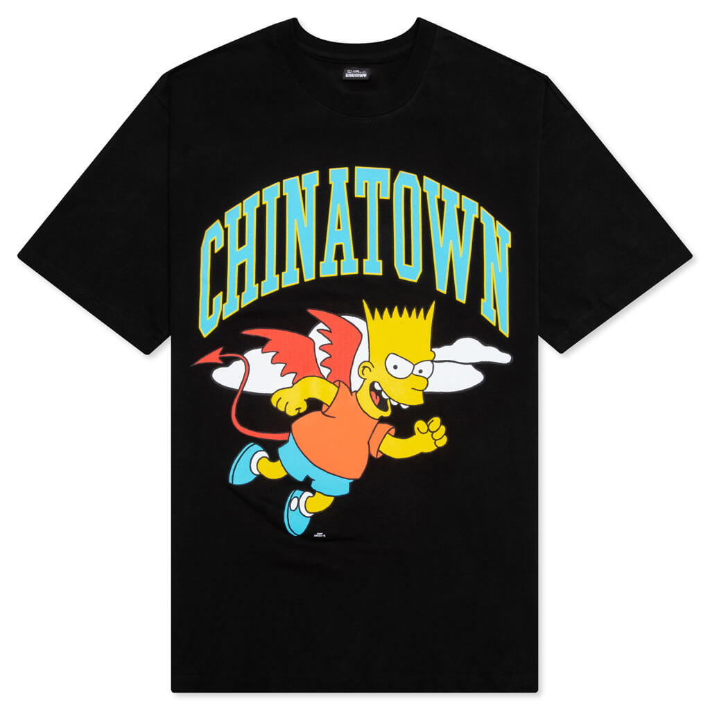 Chinatown x The Simpsons Devil Arc T-Shirt - Black