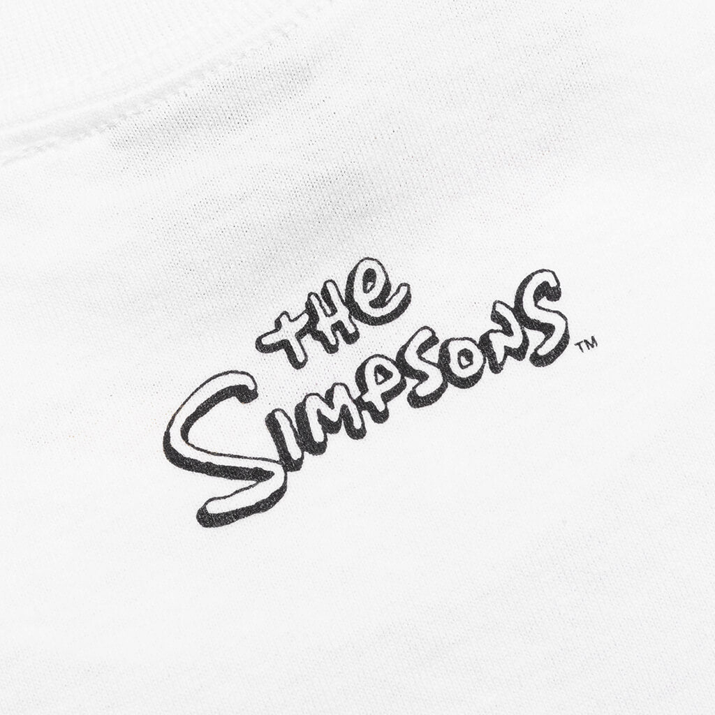 Chinatown x The Simpsons Devil Arc T-Shirt - White