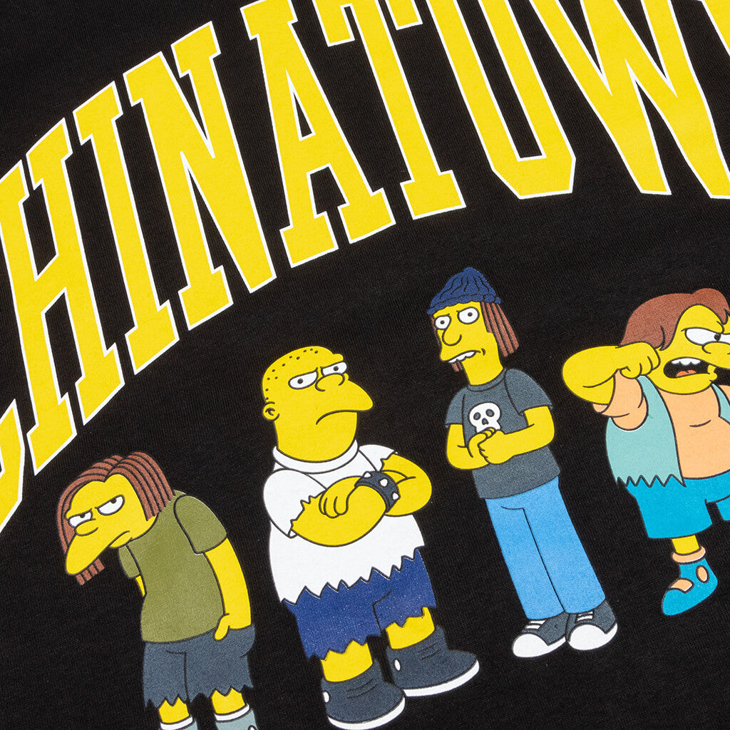 Chinatown x The Simpsons Ha Ha Arc T-Shirt - Black