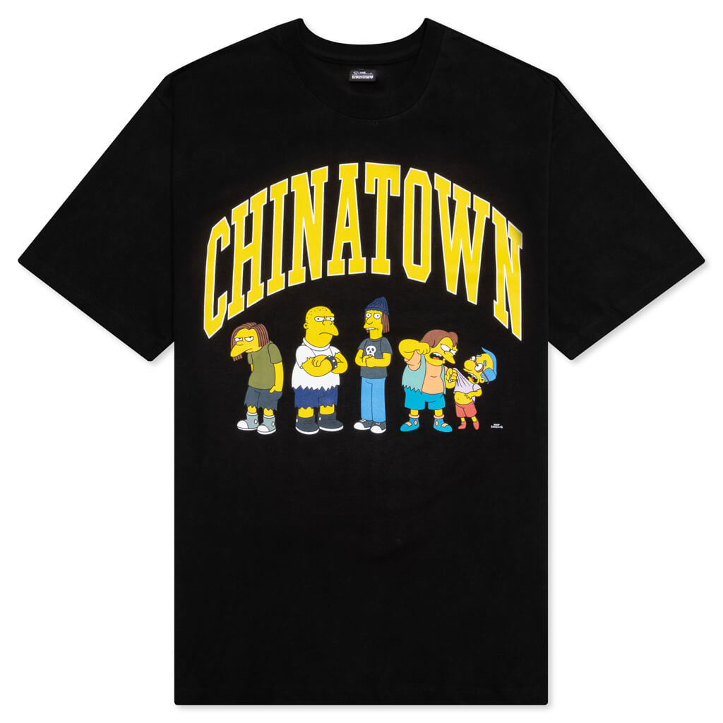 Chinatown x The Simpsons Ha Ha Arc T-Shirt - Black