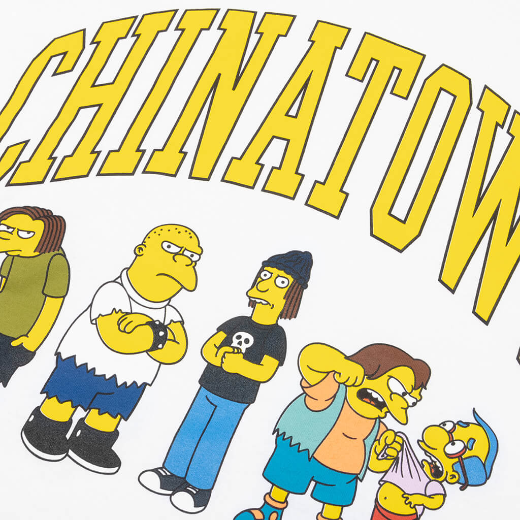 Chinatown x The Simpsons Ha Ha Arc T-Shirt - White