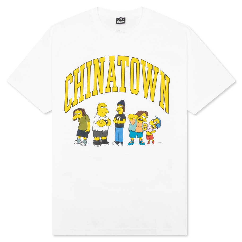 Chinatown x The Simpsons Ha Ha Arc T-Shirt - White