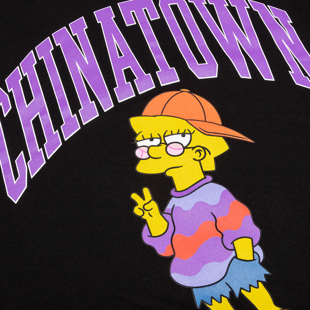 Chinatown x The Simpsons Like You Know Whatever Arc T-Shirt - Black