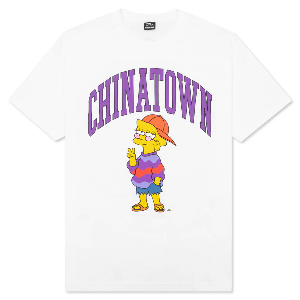 Chinatown x The Simpsons Like You Know Whatever Arc T-Shirt - White