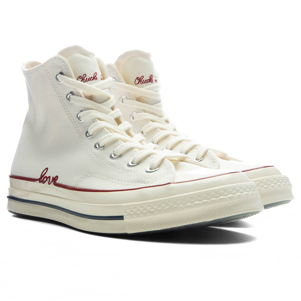 Chuck 70 Hi 'Valentine's Day' - Vintage White/Egret
