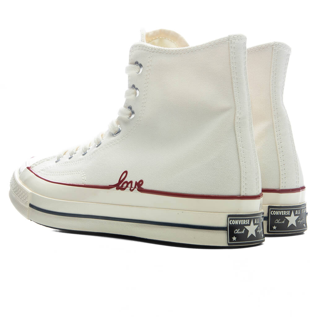 Chuck 70 Hi 'Valentine's Day' - Vintage White/Egret