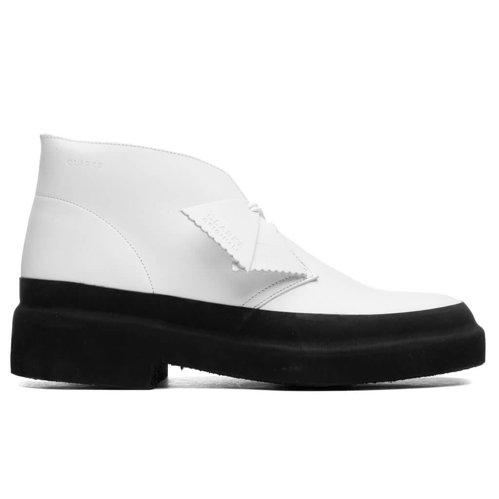 Desert Galosh - White Leather