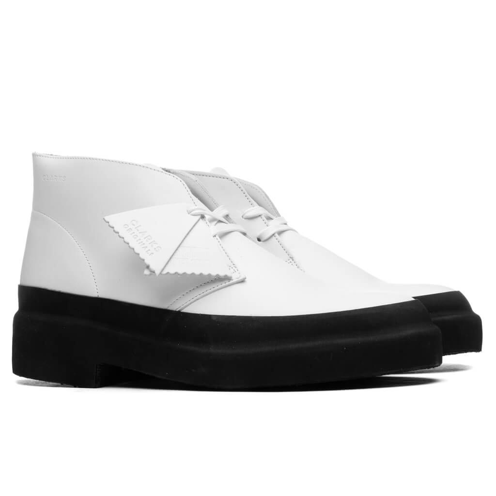 Desert Galosh - White Leather