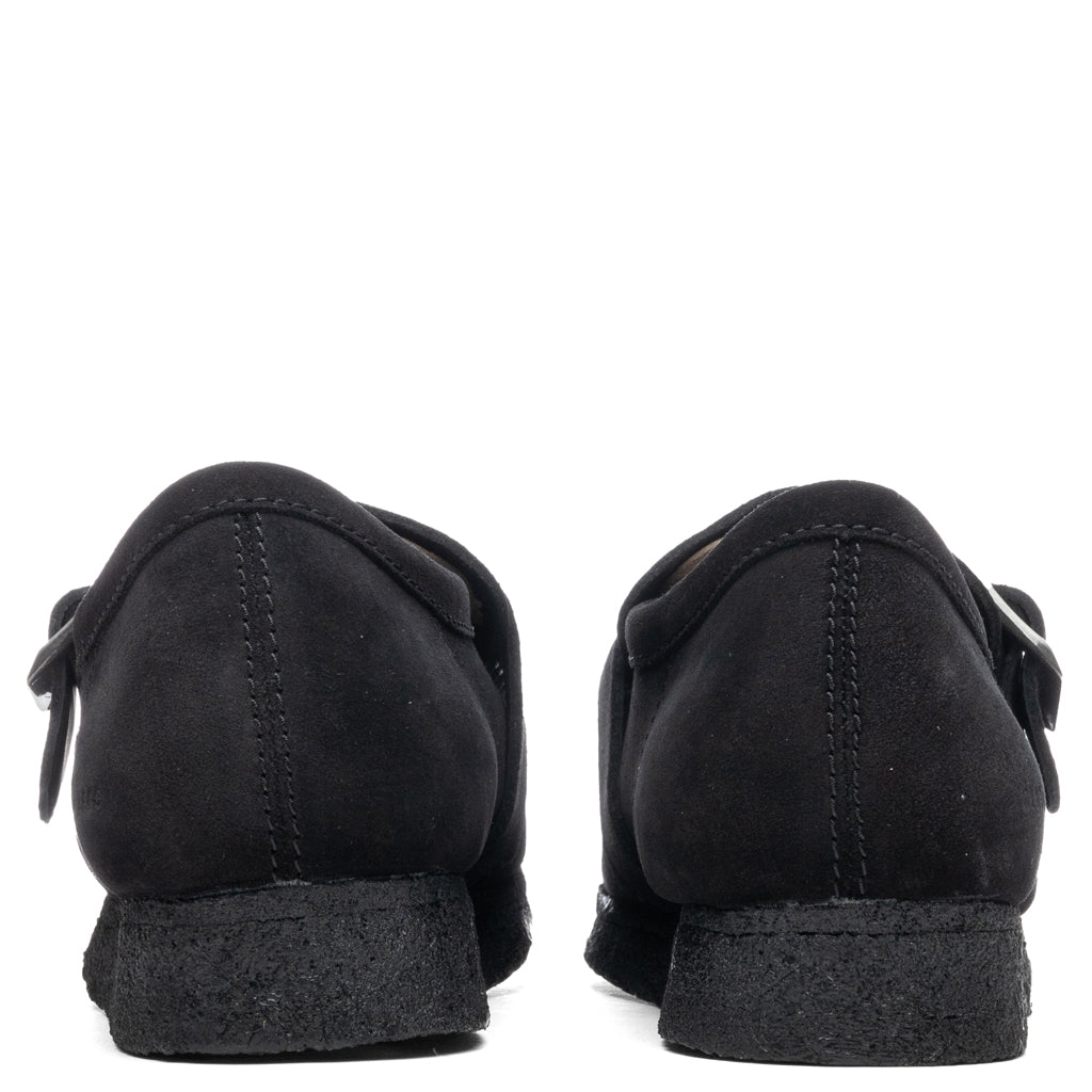 Wallabee Monk - Black Suede