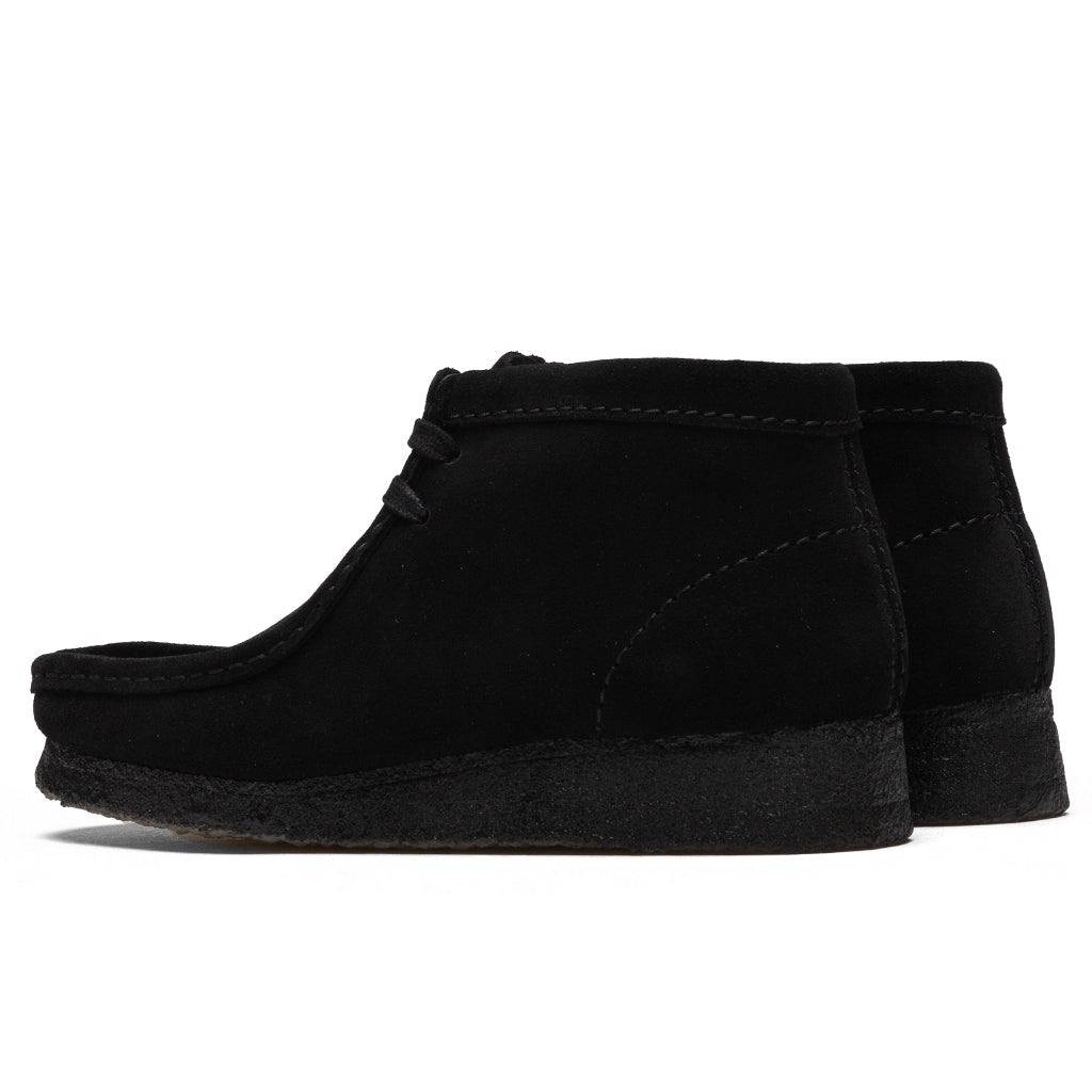 Women's Wallabee Boot - Black Suede
