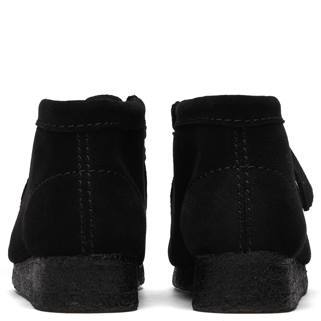 Women's Wallabee Boot - Black Suede