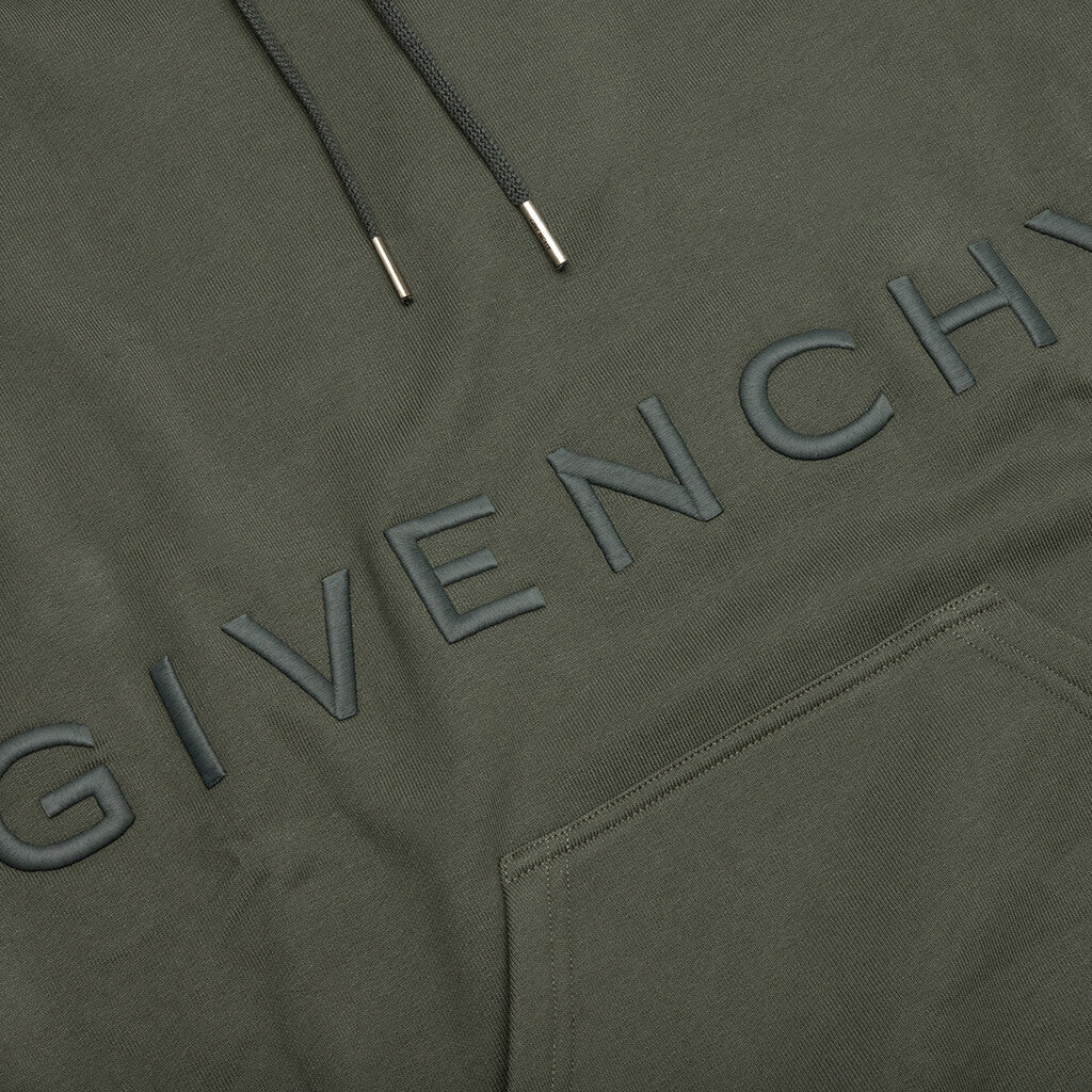 Classic Fit Hoodie - Greyish Green