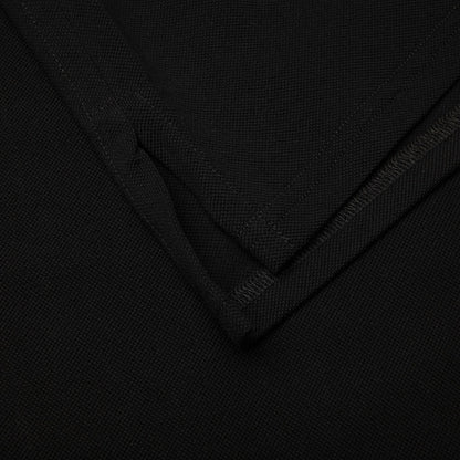 Classic Fit Polo With Logo Emblem Detail - Black