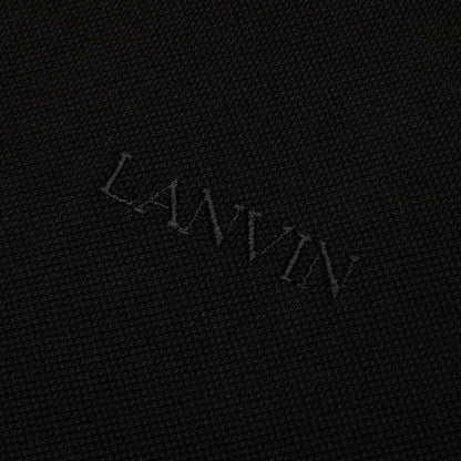 Classic Fit Polo With Logo Emblem Detail - Black