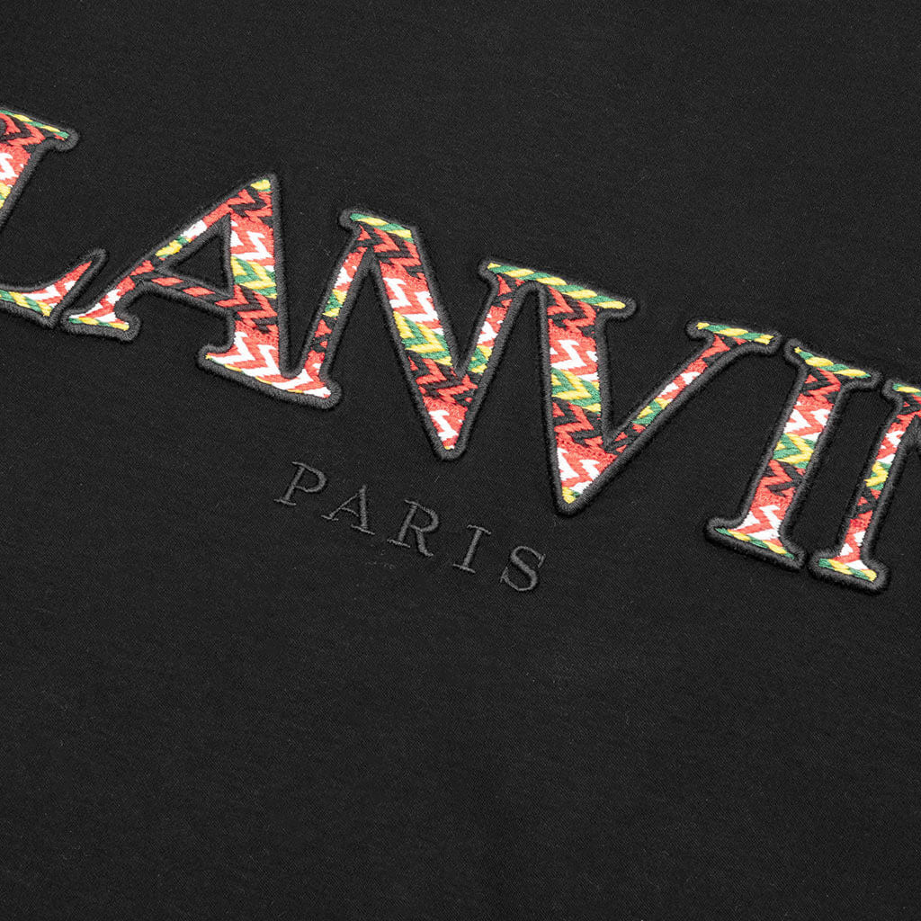 Classic Lanvin Curb Tee - Black
