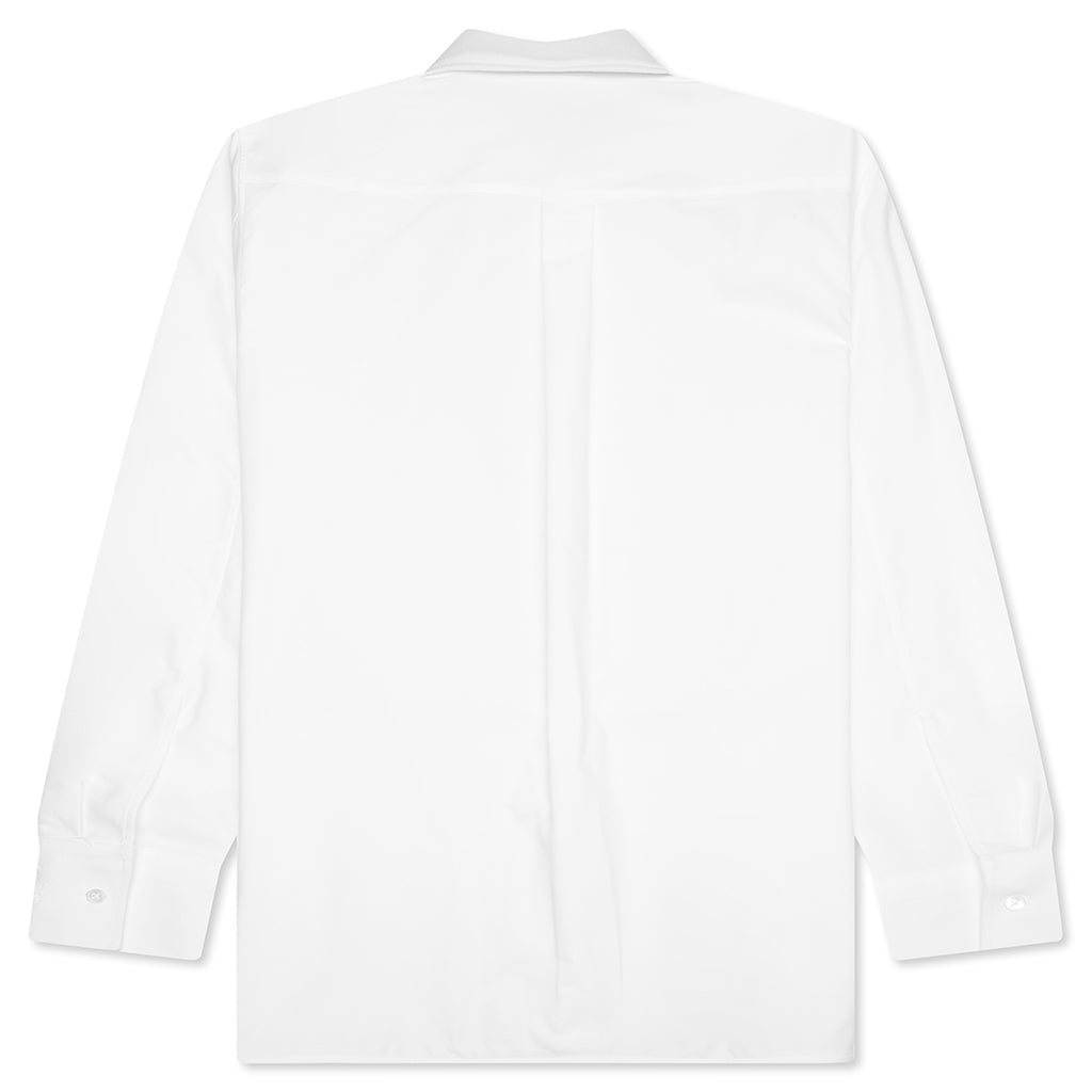 Classic Fit Cotton Oxford Shirt - White