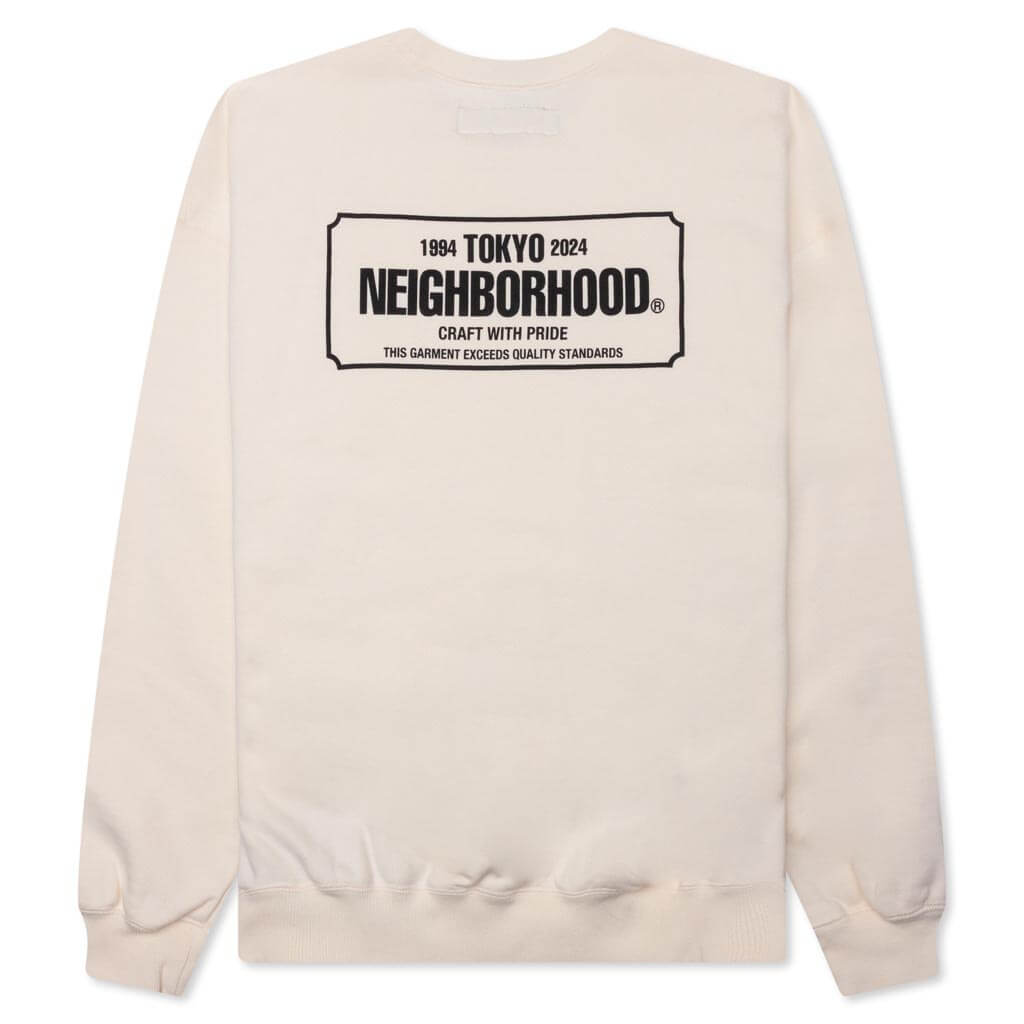 Classic Sweat L/S Shirt - Ivory