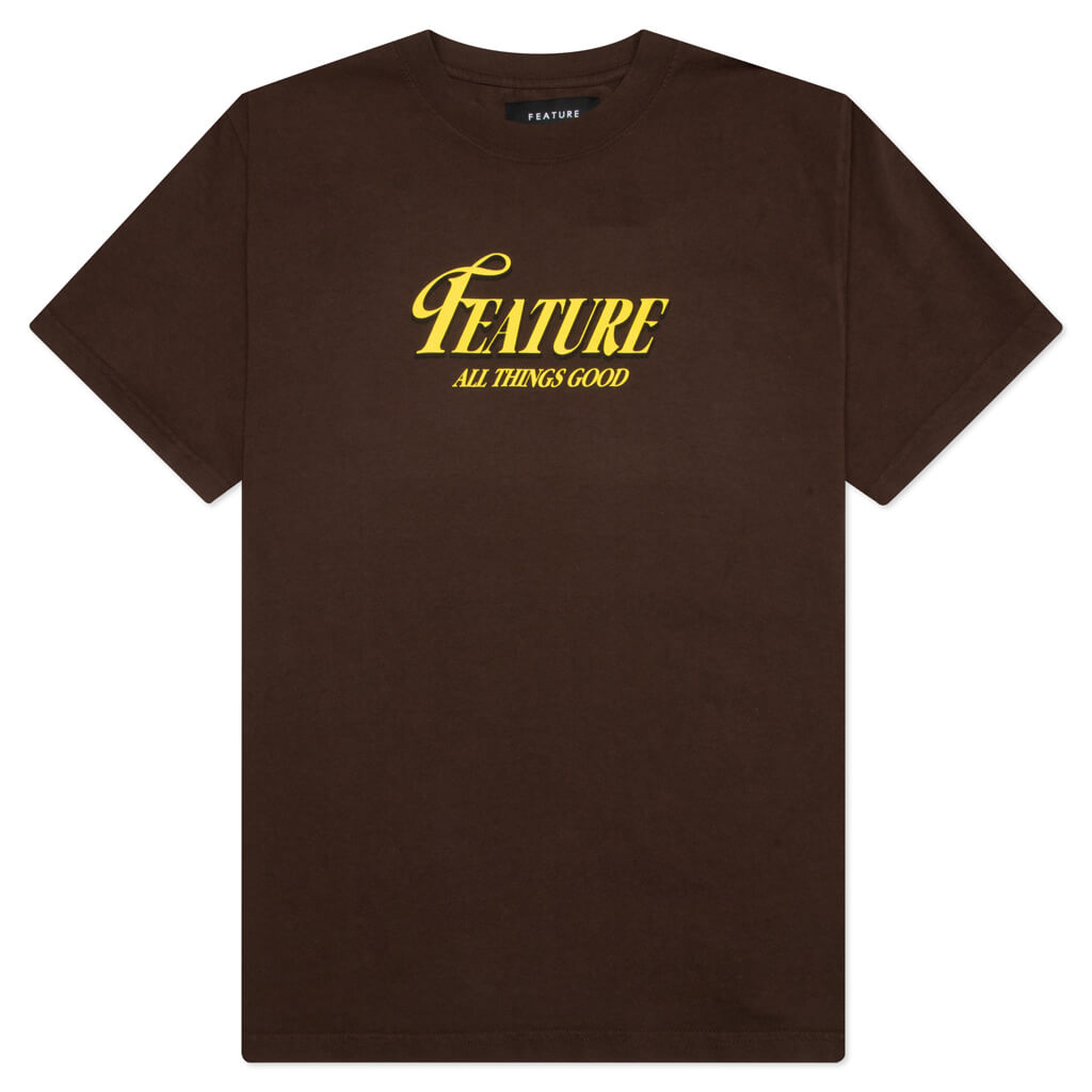 Classico Tee - Bitter Chocolate