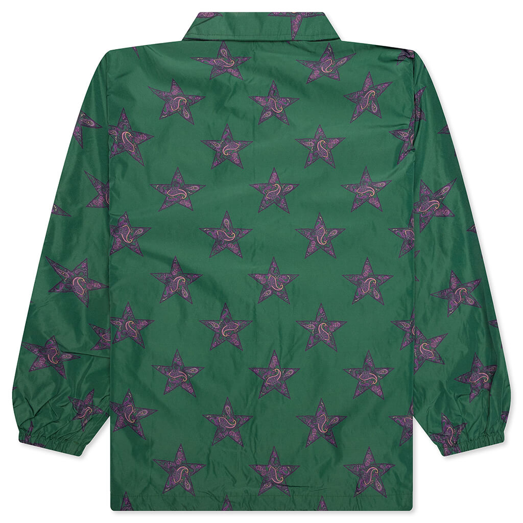 Coach Jacket - Green/Star