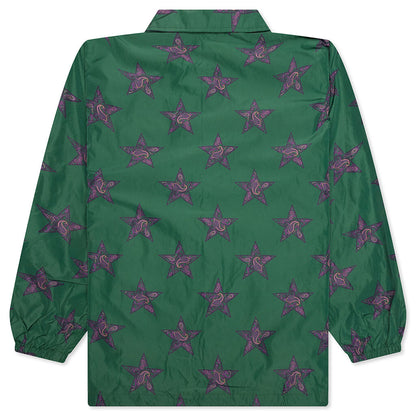 Coach Jacket - Green/Star