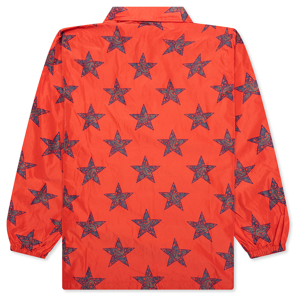 Coach Jacket - Red/Star