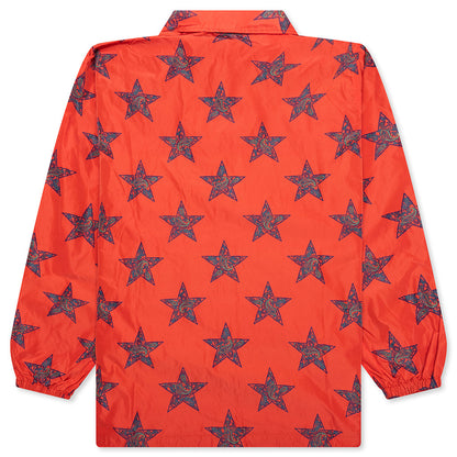 Coach Jacket - Red/Star