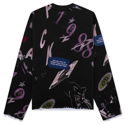 Collage Crewneck - Black
