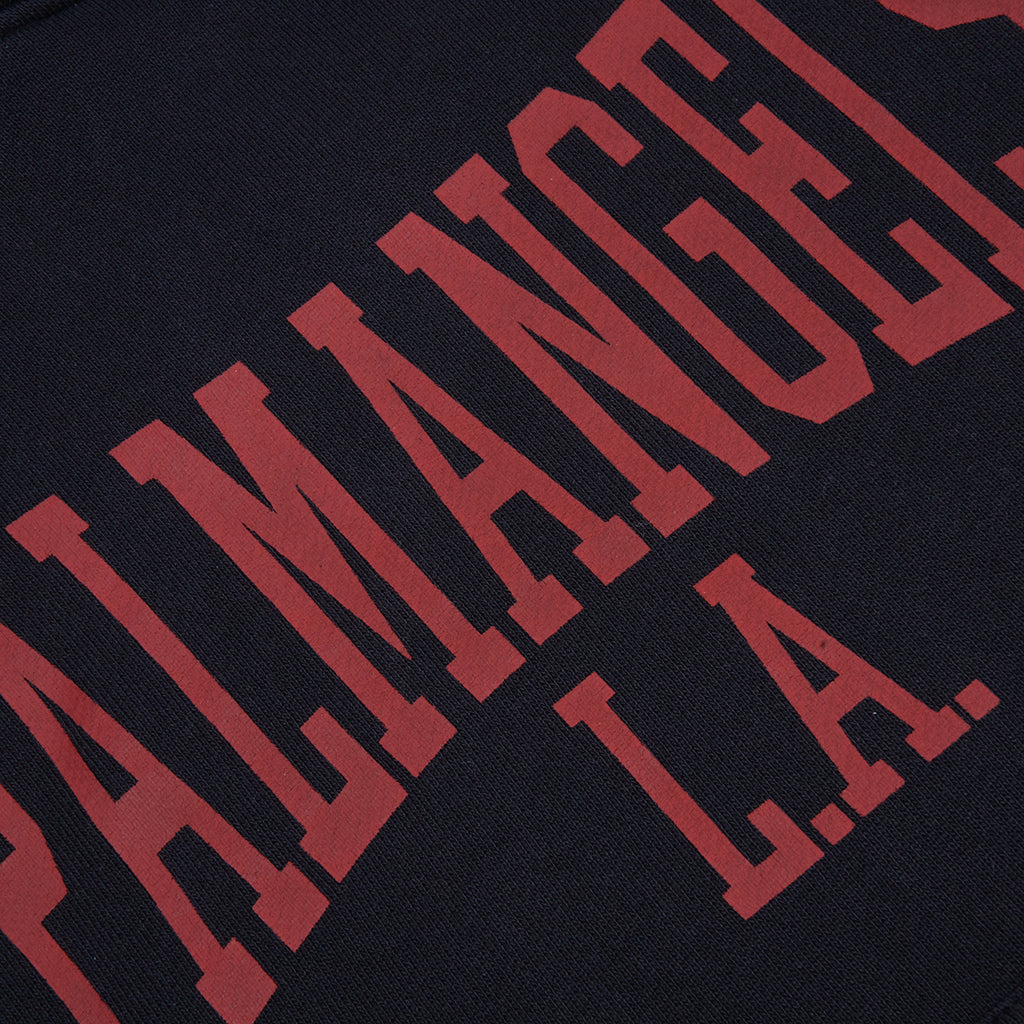 College Hoody - Black/Dark Red