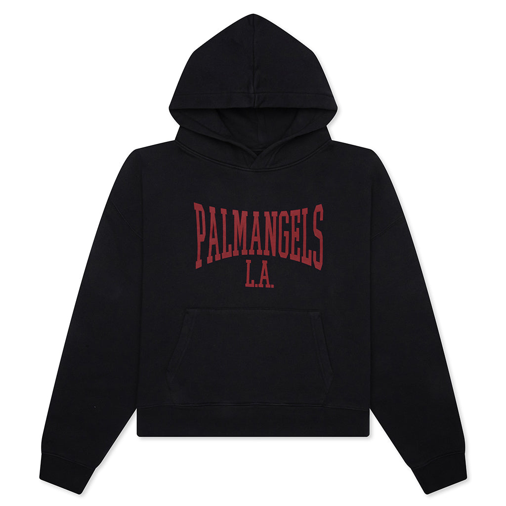 College Hoody - Black/Dark Red
