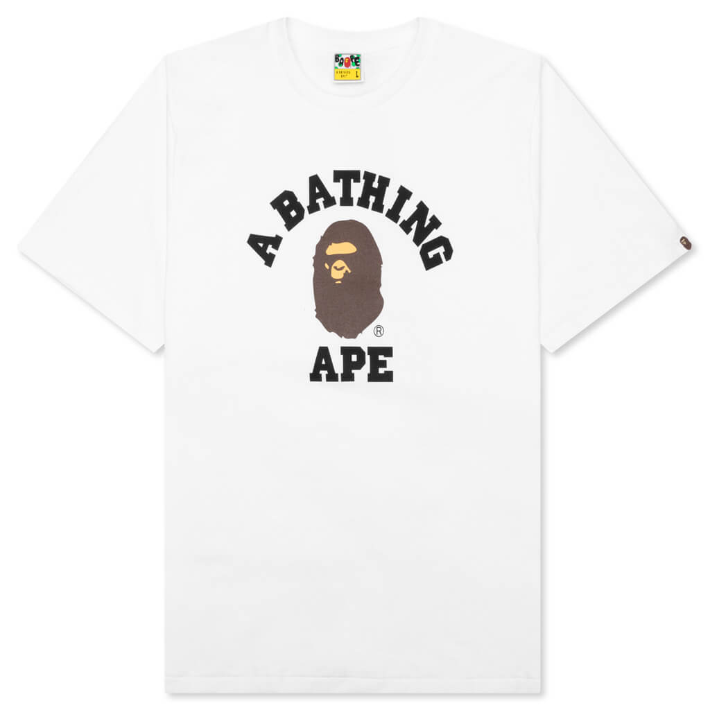 College Tee - White