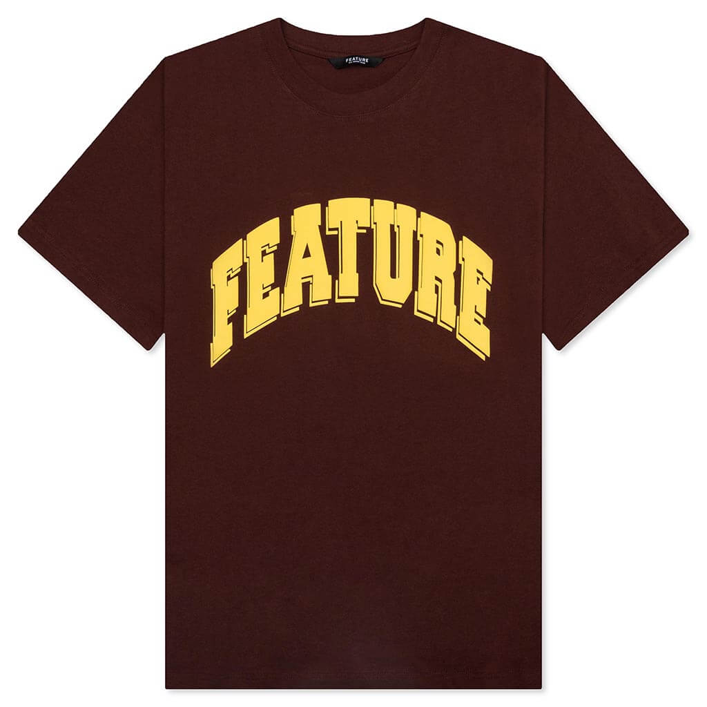 Collegiate Arch Tee - Bitter Chocolate