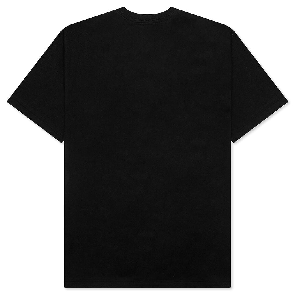 Color Camo Milo on Big Ape Tee - Black/Purple