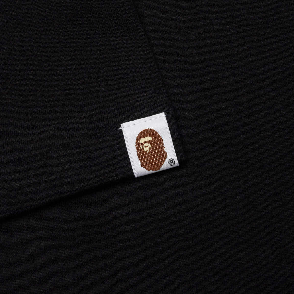 Color Camo Milo on Big Ape Tee - Black/Purple