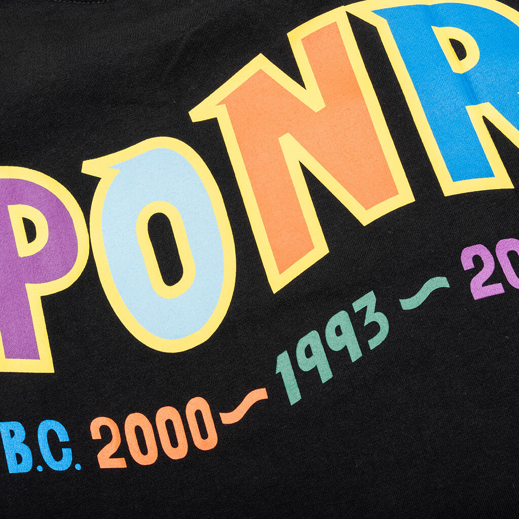 Colors Shark Ponr Tee - Black