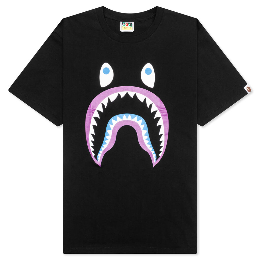Colors Shark Ponr Tee - Black