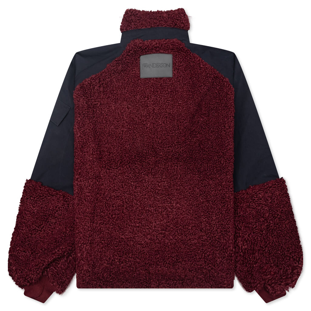Colour Block Fleece Track Top